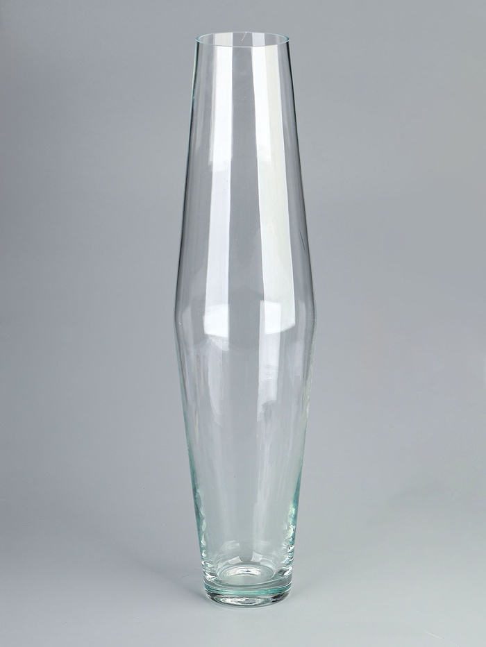 УЦЕНКА Ваза "Диаболо" d-9см, 60х15 см, 6,2л 2273 прозрачная - Фото 1
