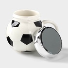 УЦЕНКА Кружка «Футбольный мяч» 380 мл. с крышкой 13×10×10 см - Фото 2