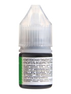 Краситель пищевой водорастворимый, буйный зелёный, 10 мл  (артикул 10986269)  большой выбор товаров оптом и в розницу по низким ценам с доставкой