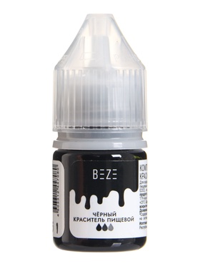 Гелевый водорастворимый краситель, черный, 10 мл