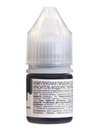 Гелевый водорастворимый краситель, черный, 10 мл  (артикул 10986311)  большой выбор товаров оптом и в розницу по низким ценам с доставкой