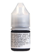 Гелевый водорастворимый краситель, черный, 10 мл  (артикул 10986311)  большой выбор товаров оптом и в розницу по низким ценам с доставкой