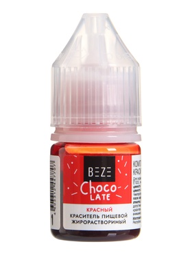 Гелевый жирорастворимый краситель, красный, 10 мл