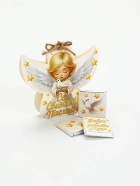 Шоколад в коробке 3 шт х 5 гр "Светлой Пасхи!"