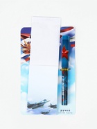 Подарочный набор, ручка шариковая, блок бумаги отрывной, 30 л. «23 Февраля. Синий» - Фото 2