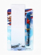 Подарочный набор, ручка шариковая, блок бумаги отрывной, 30 л. «23 Февраля. Синий» - Фото 4