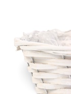 Корзина плетёная для хранения, 37×15×10 см, лоза, белая  (артикул 10985177)  большой выбор товаров оптом и в розницу по низким ценам с доставкой