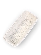 Корзина плетёная для хранения, 37×15×10 см, лоза, белая  (артикул 10985177)  большой выбор товаров оптом и в розницу по низким ценам с доставкой