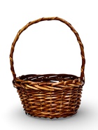Корзина плетёная для хранения, 27×21×11 см, ручка h=17 см, лоза, коричневая  (артикул 10985178)  большой выбор товаров оптом и в розницу по низким ценам с доставкой