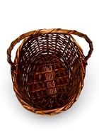 Корзина плетёная для хранения, 27×21×11 см, ручка h=17 см, лоза, коричневая  (артикул 10985178)  большой выбор товаров оптом и в розницу по низким ценам с доставкой