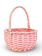Корзина плетёная для хранения Vite, с ручкой, розовая, набор 2 шт. - Фото 3