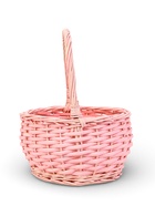 Корзина плетёная для хранения Vite, с ручкой, розовая, набор 2 шт. - Фото 4