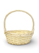 Корзина плетёная для хранения Rama, с ручкой, бежевая, набор 3 шт. - Фото 2