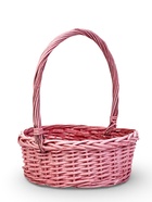 Корзина плетёная для хранения Yute, с ручкой, розовая, набор 3 шт. - Фото 3