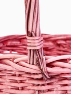 Корзина плетёная для хранения Yute, с ручкой, розовая, набор 3 шт. - Фото 6