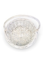 Корзина плетёная для хранения Brisa, с ручкой, белая, набор 3 шт.  (артикул 10985188)  большой выбор товаров оптом и в розницу по низким ценам с доставкой