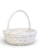 Корзина плетёная для хранения Vara, с ручкой, белая, набор 3 шт.  (артикул 10985192)  большой выбор товаров оптом и в розницу по низким ценам с доставкой