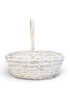 Корзина плетёная для хранения Vara, с ручкой, белая, набор 3 шт.  (артикул 10985192)  большой выбор товаров оптом и в розницу по низким ценам с доставкой