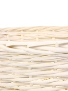 Корзина плетёная для хранения Tenda, с ручкой, белая, набор 3 шт. - Фото 5