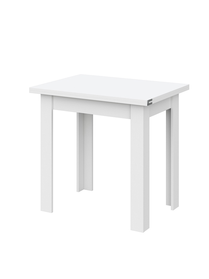 Стол кухонный раскладной «СО3», 756×560×750(1120×740×750) мм, цвет белый - Фото 1
