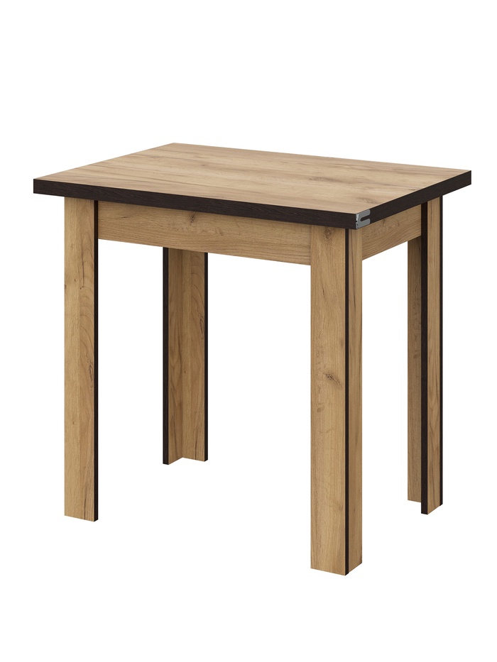 Стол кухонный раскладной «СО3», 756×560×750(1120×740×750) мм, цвет дуб золотой - Фото 1