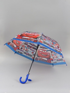 Зонт детский прозрачный купол «Тачки», d=76 см