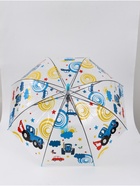 Зонт детский прозрачный купол «Синий трактор» d=76 см - Фото 3