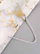 Пакет подарочный ламинированный «Мрамор», белый, с бантиком, 43×32×14 см - Фото 7