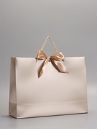 Пакет подарочный ламинированный, бронзовый, с бантом, 43×32×14 см  (артикул 10935075)  большой выбор товаров оптом и в розницу по низким ценам с доставкой