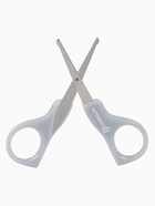 Ножницы маникюрные, детские, закругленные кончики, Крошка Я, серый - Фото 3
