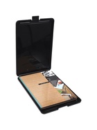 Планшет с прижимом формат А4 пластик черный, с коробкой для хранения бумаг - Фото 8