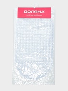 Коврик для ванной на присосках Доляна, 66×36 см, белый - Фото 4