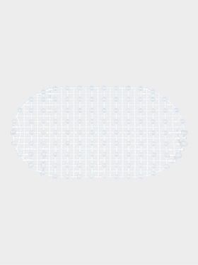 Коврик для ванной на присосках Доляна «Майн», 63×34 см, прозрачный