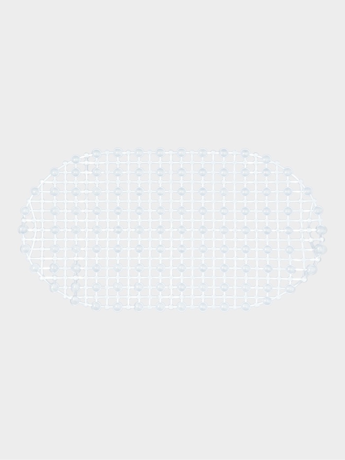 Коврик для ванной на присосках Доляна «Майн», 63×34 см, прозрачный