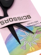 Ножницы канцелярские 12 см, черные, длина лезвия 6.5 см - Фото 4