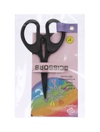 Ножницы канцелярские 12см, черные, длина лезвия 6,5см  (артикул 10960186)  большой выбор товаров оптом и в розницу по низким ценам с доставкой