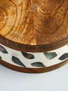 УЦЕНКА Миска деревянная 11 см, с крышкой - Фото 6