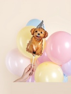 Воздушный шар фольгированный 17" «Пёсик в колпачке», набор 5 шт.  (артикул 10986531)  большой выбор товаров оптом и в розницу по низким ценам с доставкой