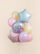 Воздушный шар фольгированный 18" «С Днём Рождения! Малышарики»  (артикул 10986535)  большой выбор товаров оптом и в розницу по низким ценам с доставкой