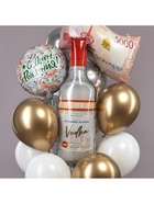 Воздушный шар фольгированный 37" «Бутылка. Водка для настоящих мужчин» - Фото 3