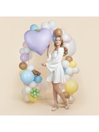 Воздушный шар фольгированный 30" «Сиреневое сердце», сатин - Фото 2