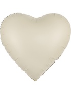 Воздушный шар фольгированный 30" «Белое сердце», сатин  (артикул 10986546)  большой выбор товаров оптом и в розницу по низким ценам с доставкой