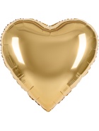 Воздушный шар фольгированный 30" «Золотое сердце», сатин - Фото 2