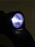 УЦЕНКА Рулетка "Пижон" с фонариком, прорезиненная ручка, 5 м, серая 10990965