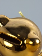 УЦЕНКА Копилка керамика "Мишутка с бантиком" золото 9х8х9,8 см 10990981