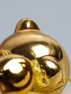 УЦЕНКА Копилка керамика "Мишутка с бантиком" золото 9х8х9,8 см 10990981