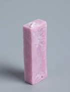 УЦЕНКА Свеча с надписью Light a candle, 1.5×1.5×8.5 см, соевый воск, МИКС - Фото 3