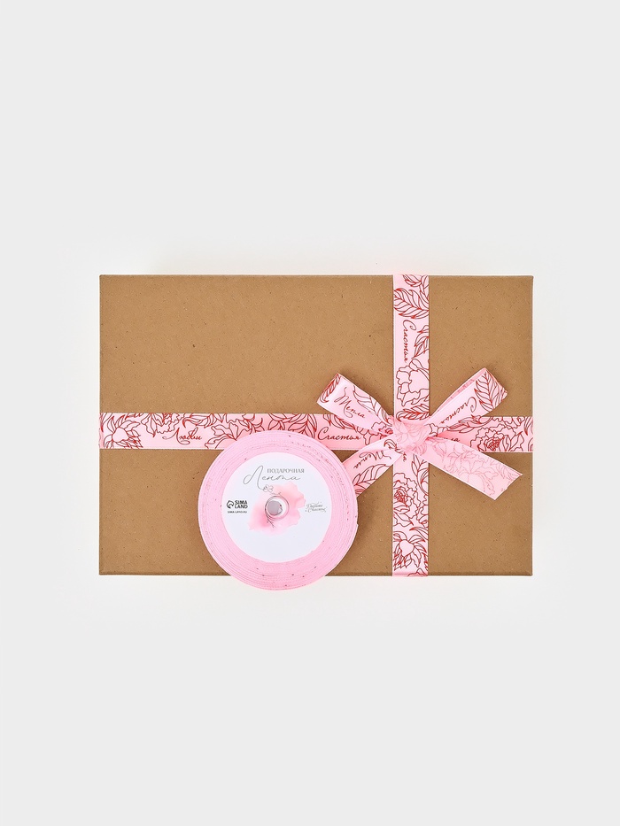 Лента атласная «Цветы», 2 см × 23 м (±1 м) - Фото 1