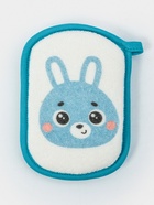 Мочалка детская для купания Доляна «Зайчик», 12×8 см, голубая  (артикул 10943809)  большой выбор товаров оптом и в розницу по низким ценам с доставкой