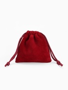 Набор мешочков для украшений бархатных 50 шт. 6×6 см, бордовый - Фото 1